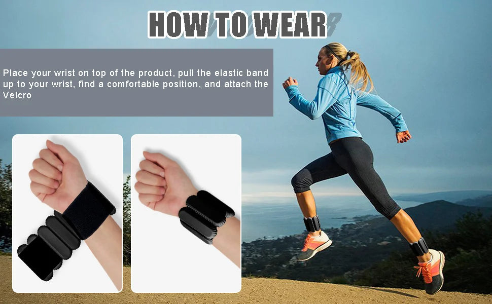 Adjustable Ankle & Wrist Weights